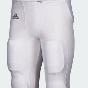 Adidas White Padded Sports Pants